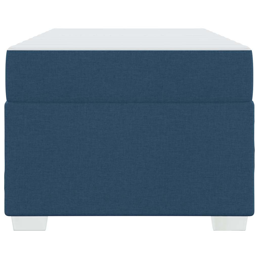 Struttura del letto con materasso Blu 100 x 200 cm Tessuto | homemem39