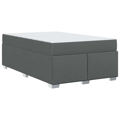 Struttura del letto Grigio scuro 120 x 190 cm Tessuto