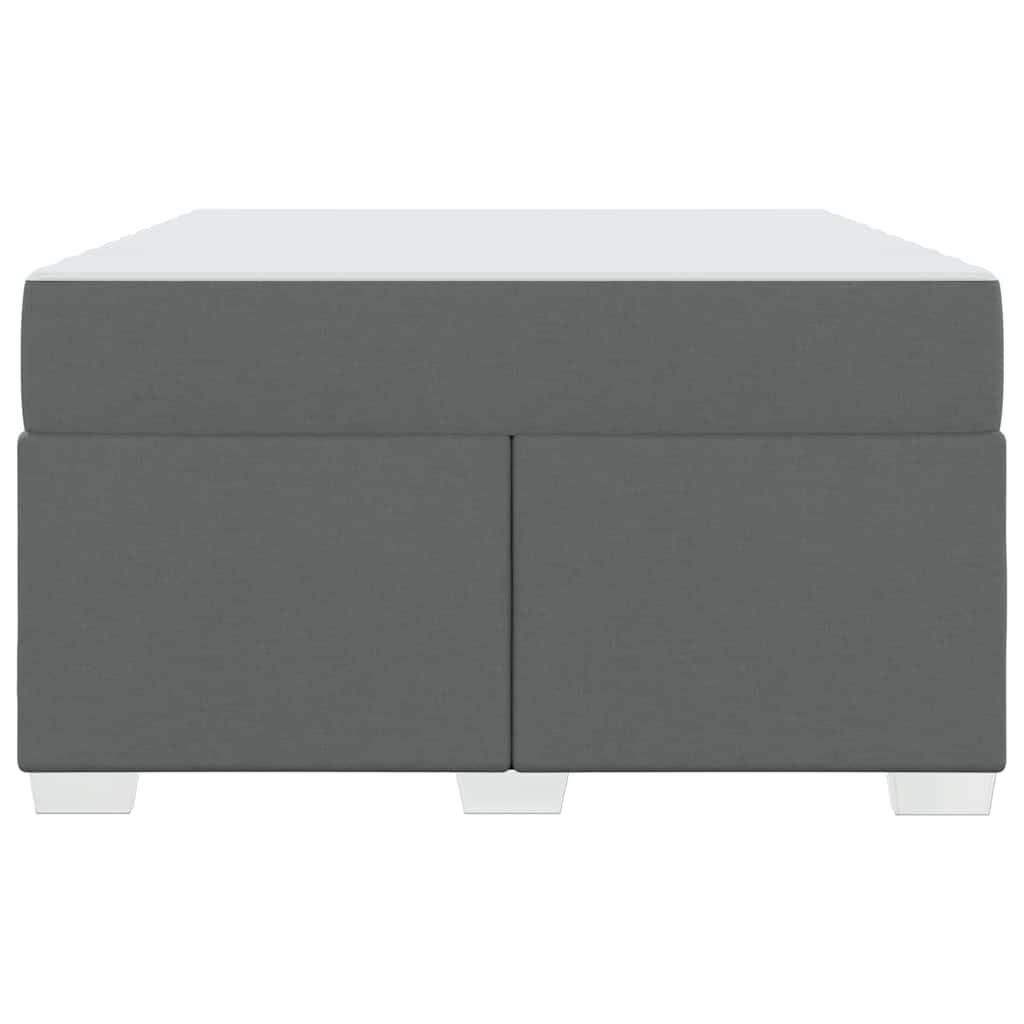 Struttura del letto Grigio scuro 120 x 190 cm Tessuto