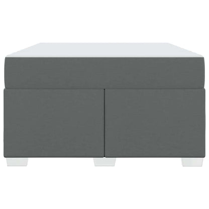 Struttura del letto Grigio scuro 120 x 190 cm Tessuto
