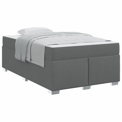 Struttura del letto Grigio scuro 120 x 190 cm Tessuto