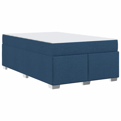 Struttura del letto con materasso Blu 120 x 190 cm Tessuto | homemem39