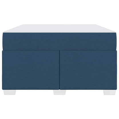 Struttura del letto con materasso Blu 120 x 190 cm Tessuto | homemem39
