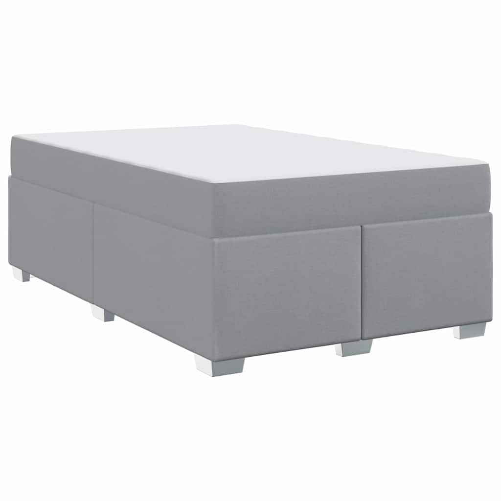 Struttura del letto Grigio chiaro 120 x 200 cm Tessuto
