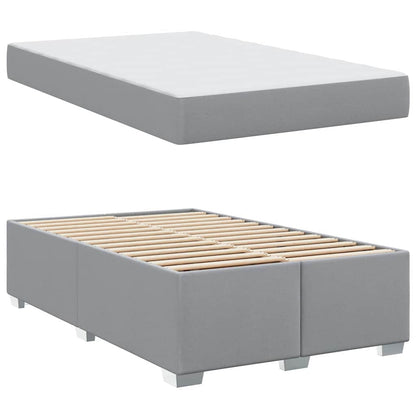 Struttura del letto Grigio chiaro 120 x 200 cm Tessuto