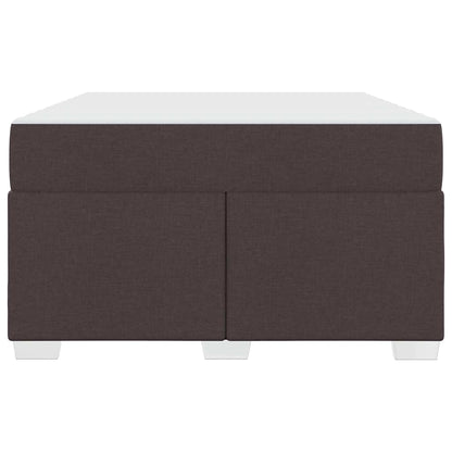 Struttura del letto Marrone scuro 120 x 200 cm Tessuto - homemem39