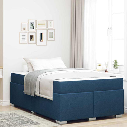 Struttura del letto Blu 120 x 200 cm Tessuto