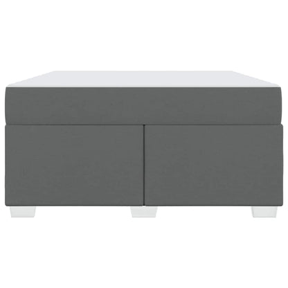Struttura del letto Grigio scuro 140 x 200 cm Tessuto