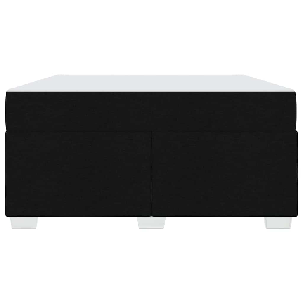 Struttura del letto con materasso Nero 140 x 200 cm Tessuto