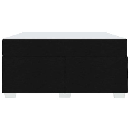 Struttura del letto con materasso Nero 140 x 200 cm Tessuto