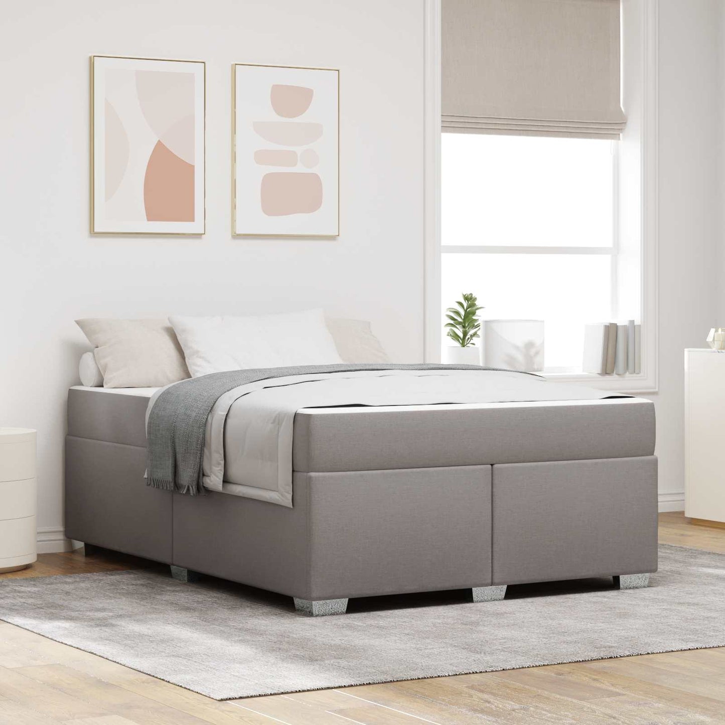 Struttura del letto con materasso Talpa 140 x 200 cm Tessuto | homemem39