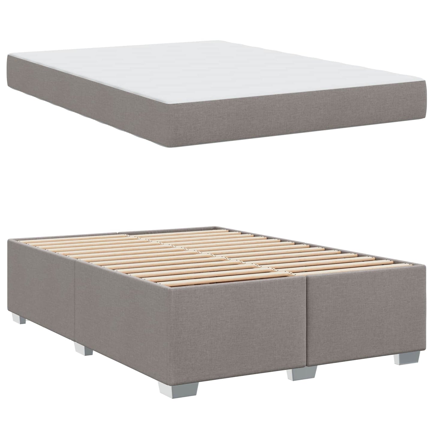 Struttura del letto con materasso Talpa 140 x 200 cm Tessuto | homemem39