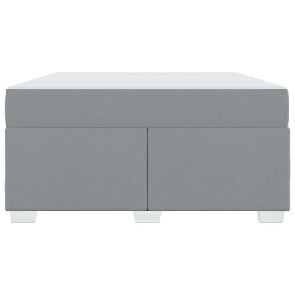 Struttura del letto Grigio chiaro 160 x 200 cm Tessuto