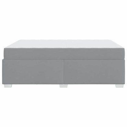 Struttura del letto Grigio chiaro 160 x 200 cm Tessuto