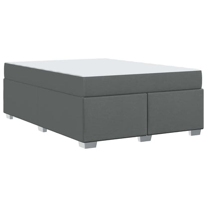Struttura del letto Grigio scuro 160 x 200 cm Tessuto | homemem39