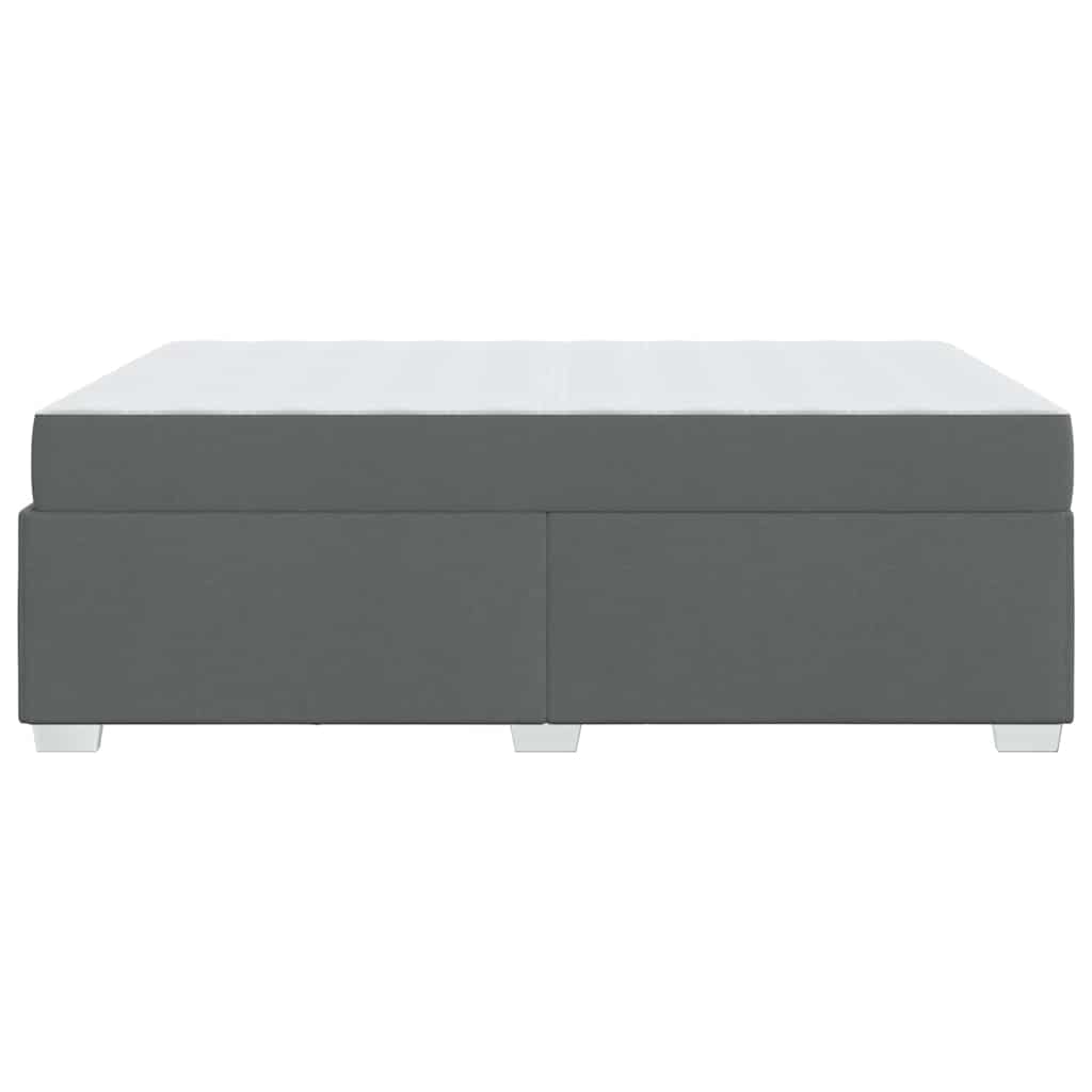 Struttura del letto Grigio scuro 160 x 200 cm Tessuto | homemem39