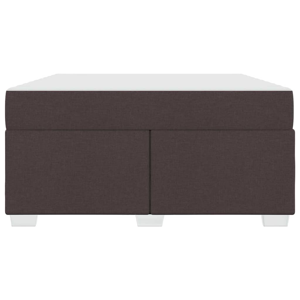 Struttura del letto Marrone scuro 160 x 200 cm Tessuto - homemem39