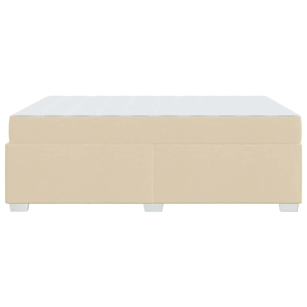 Struttura del letto Crema 160 x 200 cm Tessuto - homemem39