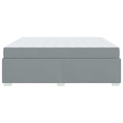 Struttura del letto Grigio chiaro 180 x 200 cm Tessuto