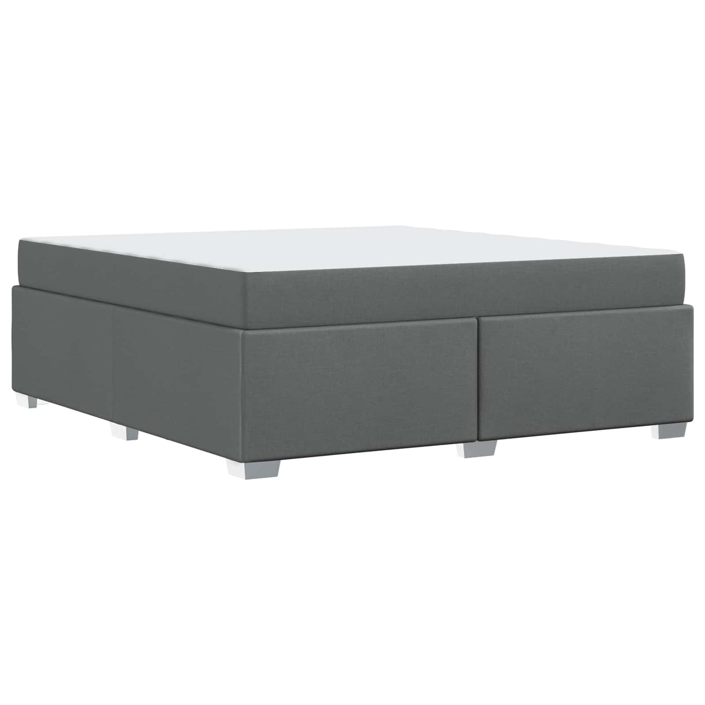 Struttura del letto Grigio scuro 180 x 200 cm Tessuto