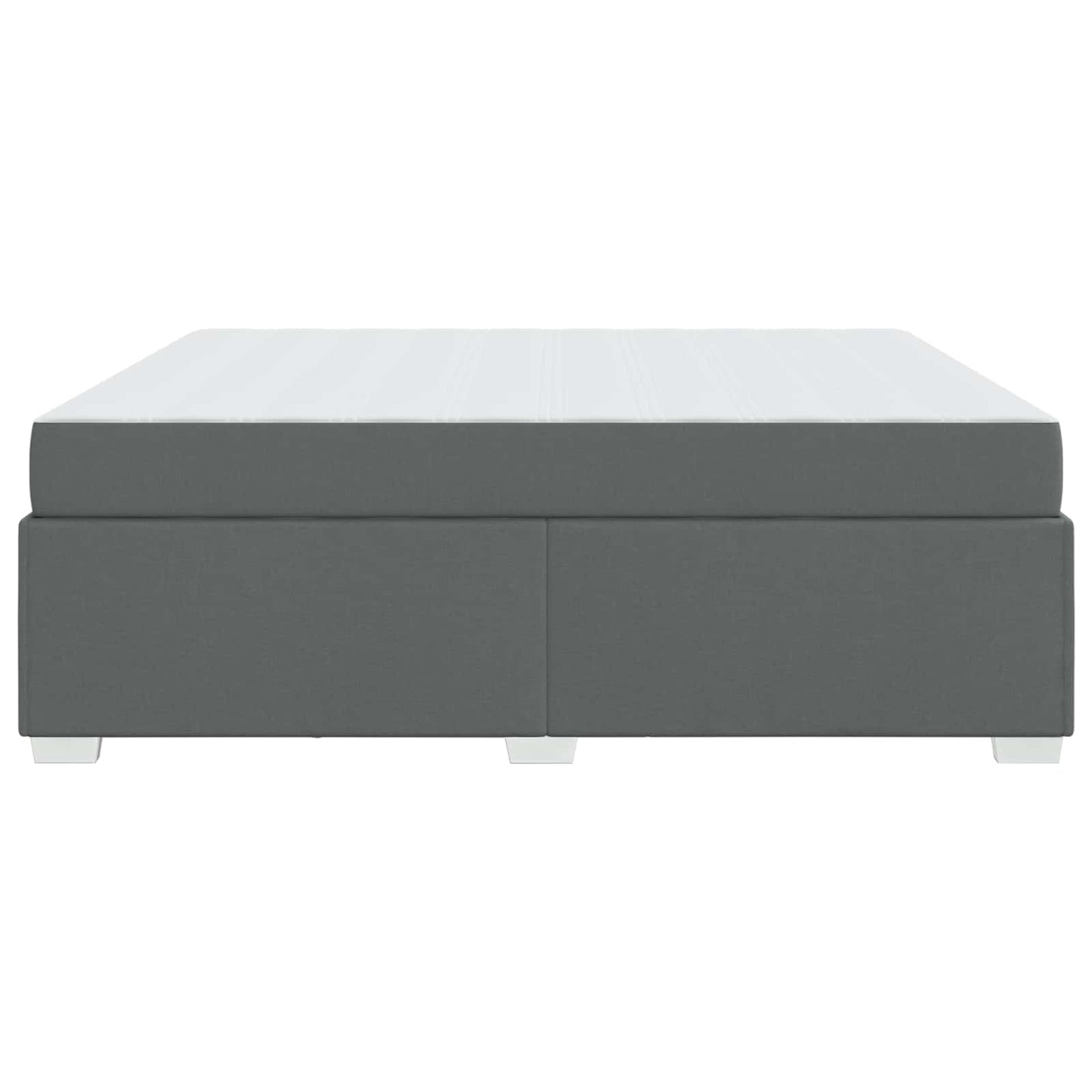 Struttura del letto Grigio scuro 180 x 200 cm Tessuto