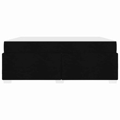 Struttura del letto con materasso Nero 180 x 200 cm Tessuto | homemem39