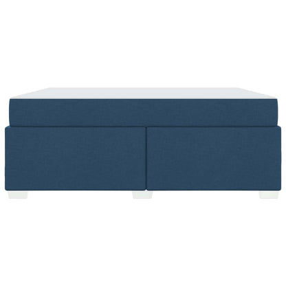 Struttura del letto con materasso Blu 180 x 200 cm Tessuto | homemem39