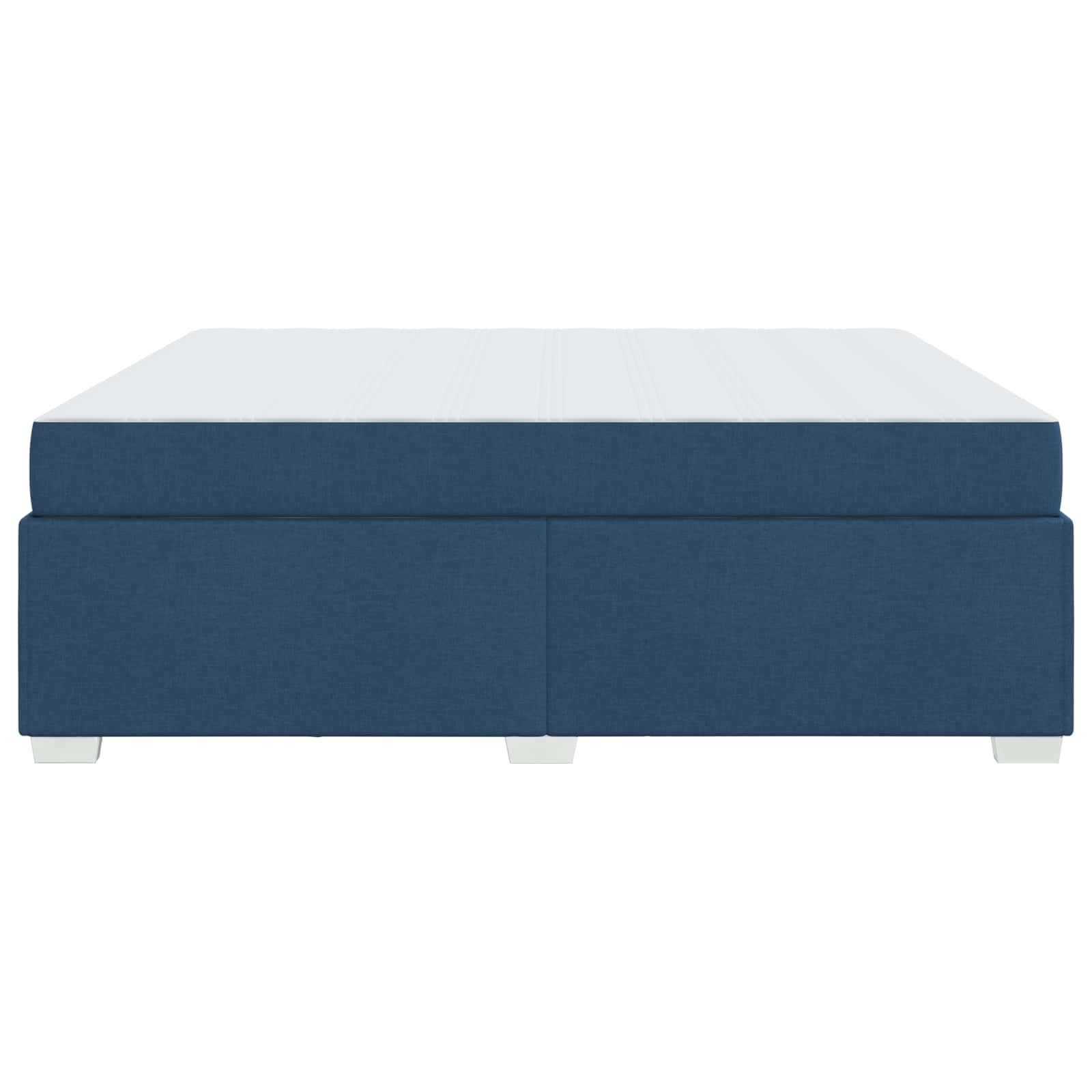 Struttura del letto con materasso Blu 180 x 200 cm Tessuto | homemem39