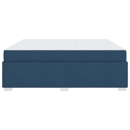 Struttura del letto con materasso Blu 180 x 200 cm Tessuto | homemem39