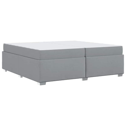 Struttura del letto Grigio chiaro 200 x 200 cm Tessuto