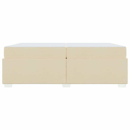 Struttura del letto Crema 200 x 200 cm Tessuto - homemem39