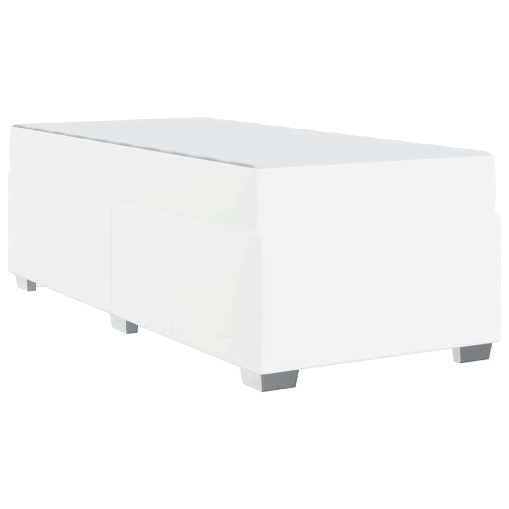 Struttura del letto Bianco 80 x 200 cm Pelle sintetica - homemem39