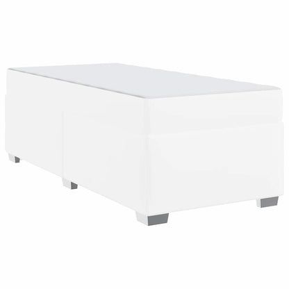 Struttura del letto Bianco 90 x 190 cm Pelle sintetica