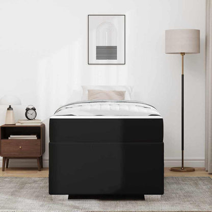 Struttura del letto Nero 90 x 200 cm Pelle sintetica