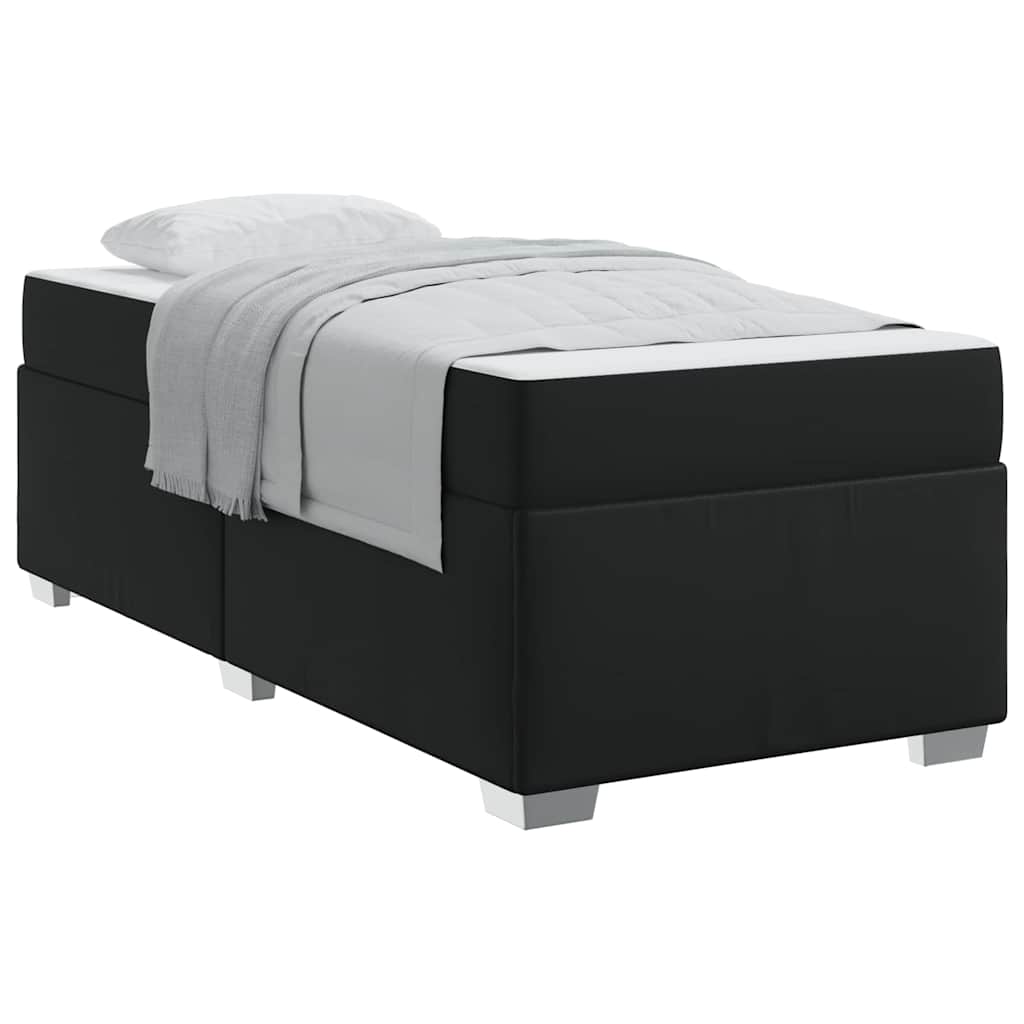 Struttura del letto Nero 90 x 200 cm Pelle sintetica