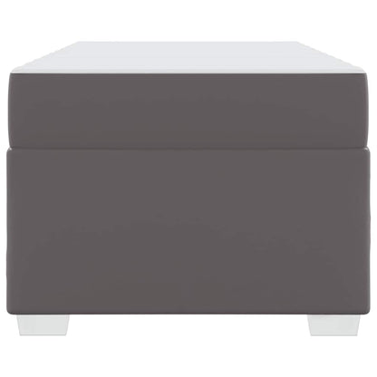 Struttura del letto Grigio 90 x 200 cm Pelle sintetica