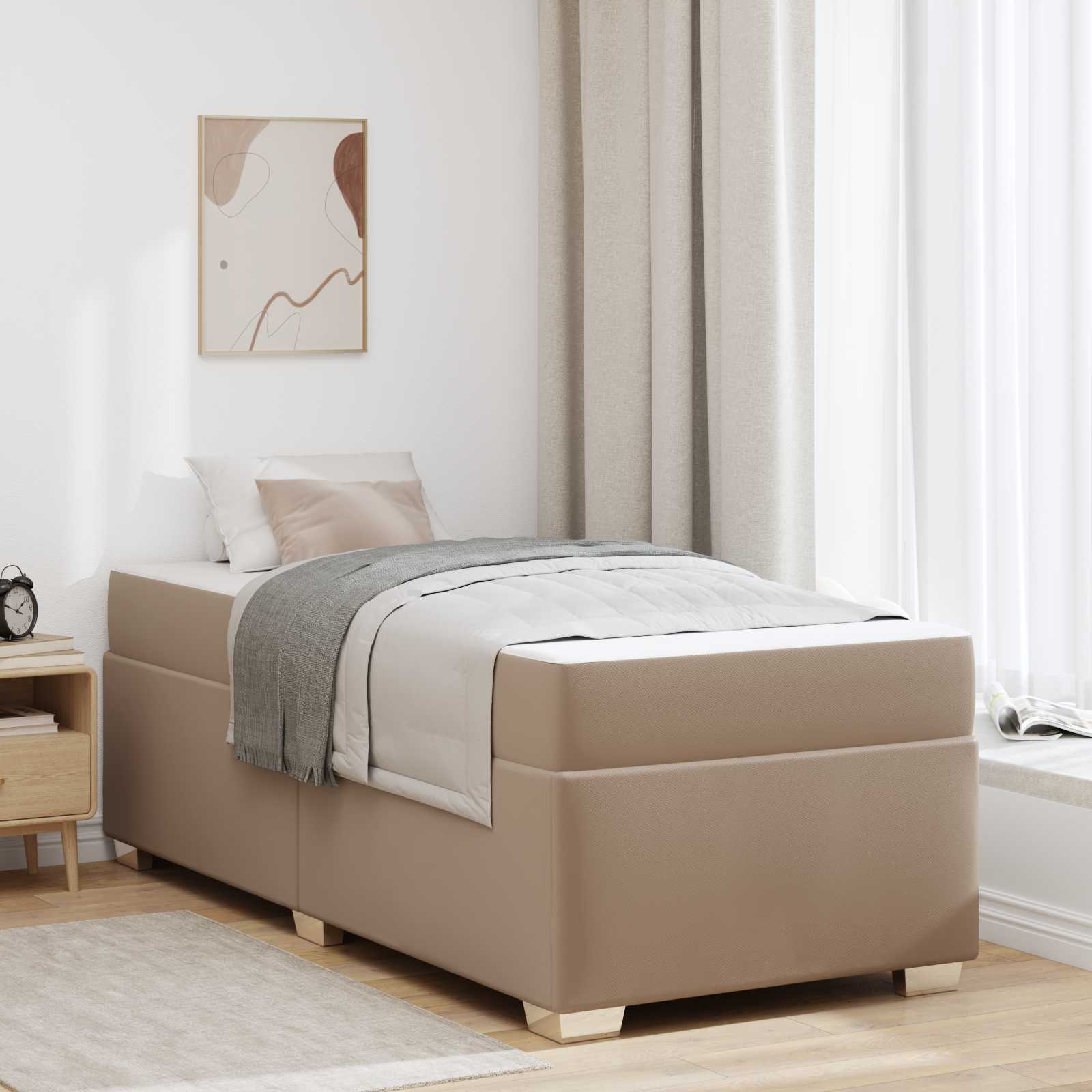 Struttura del letto Cappuccino 90 x 200 cm Tessuto | homemem39