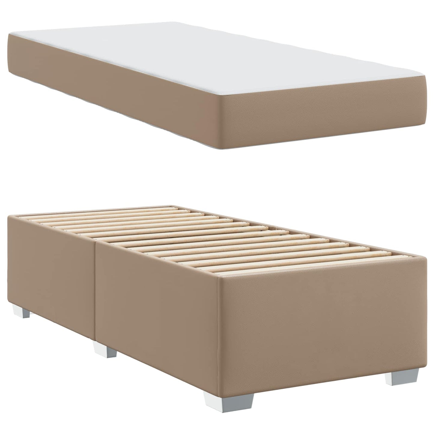 Struttura del letto Cappuccino 90 x 200 cm Tessuto | homemem39