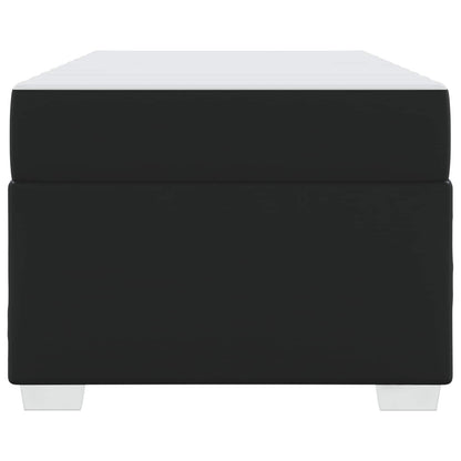 Struttura del letto con materasso Nero 100 x 200 cm Tessuto | homemem39