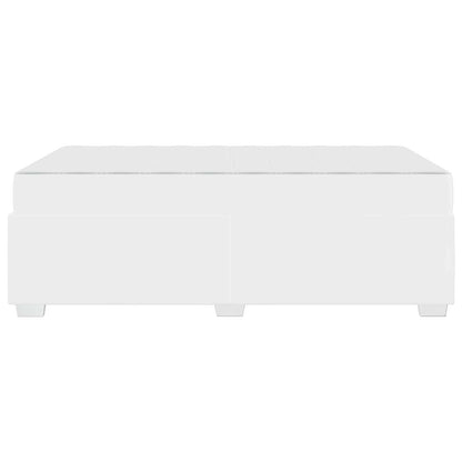 Struttura del letto con materasso Bianco 120 x 190 cm Tessuto | homemem39