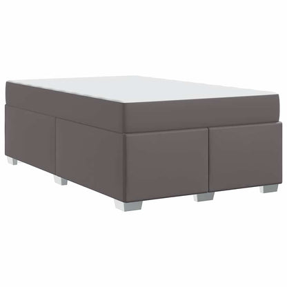 Struttura del letto Grigio 120 x 190 cm Pelle sintetica