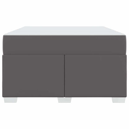 Struttura del letto Grigio 120 x 190 cm Pelle sintetica
