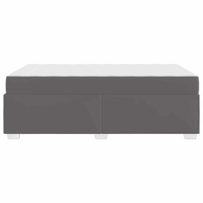 Struttura del letto Grigio 120 x 190 cm Pelle sintetica