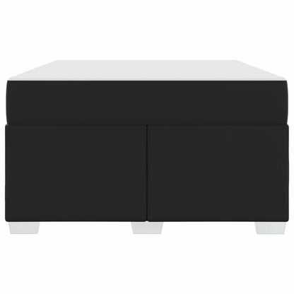 Struttura del letto con materasso Nero 120 x 200 cm Tessuto