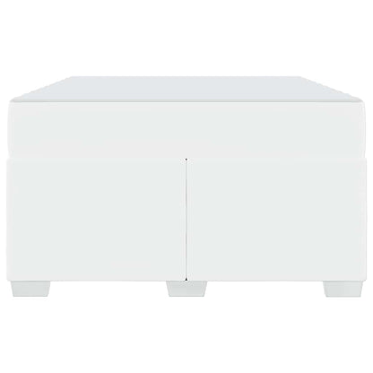 Struttura del letto Bianco 120 x 200 cm Pelle sintetica - homemem39