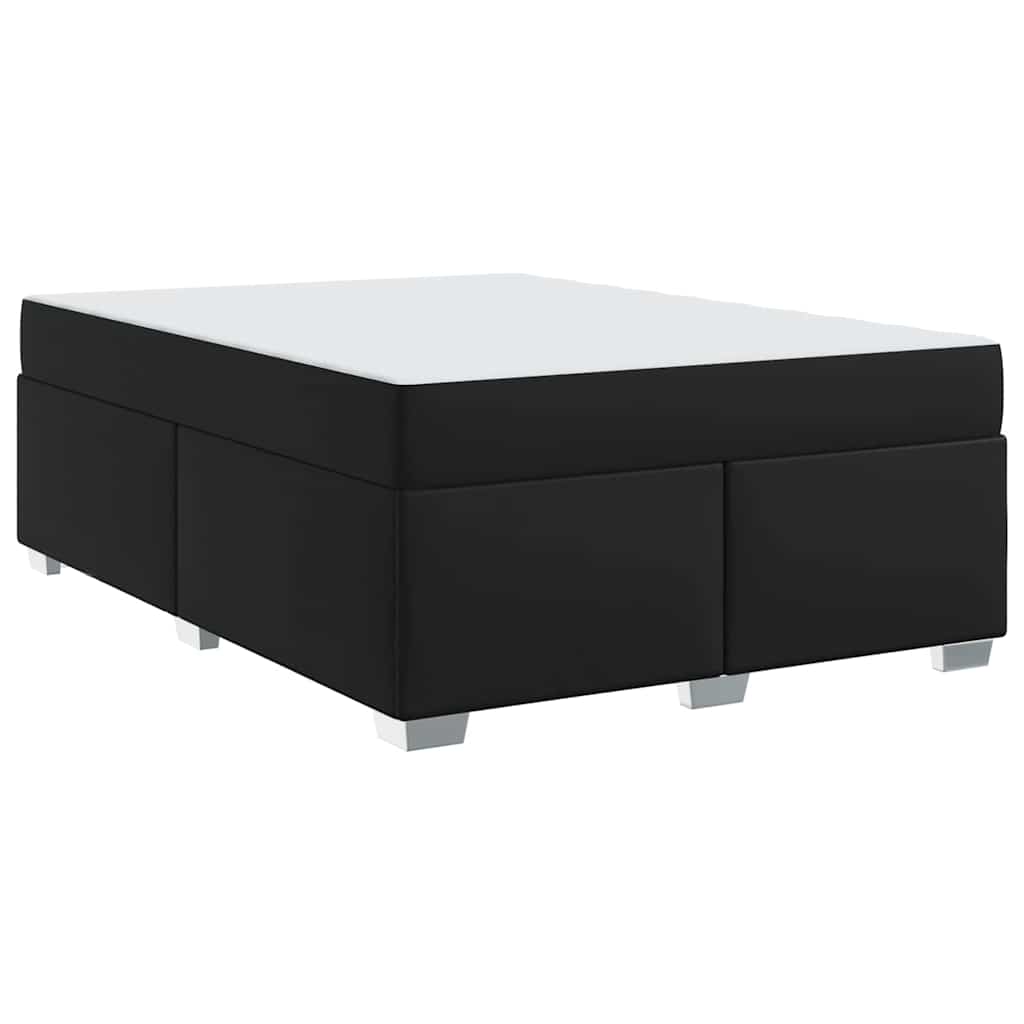 Struttura del letto Nero 140 x 200 cm Pelle sintetica