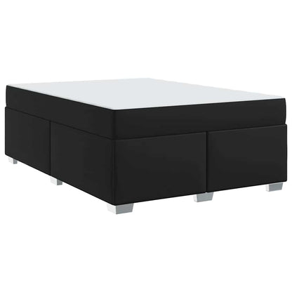 Struttura del letto Nero 140 x 200 cm Pelle sintetica