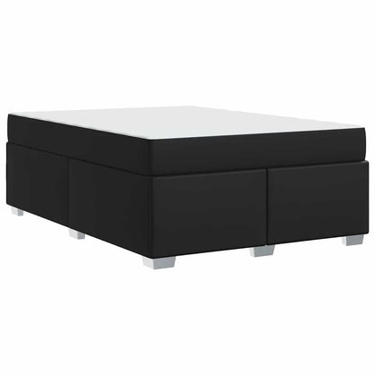 Struttura del letto Nero 140 x 200 cm Pelle sintetica