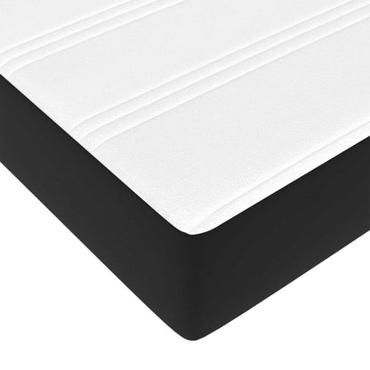 Struttura del letto con materasso Nero 160 x 200 cm Tessuto | homemem39
