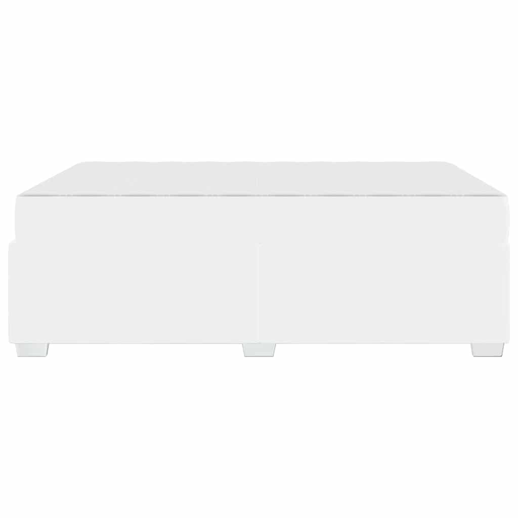 Struttura del letto Bianco 160 x 200 cm Pelle sintetica - homemem39